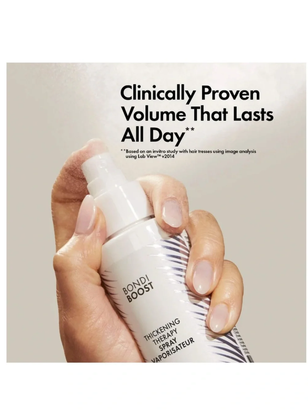 Bondi Boost Hair Thickening Therapy Volumizing Leave In Styling Spray 4.23OZ NEW